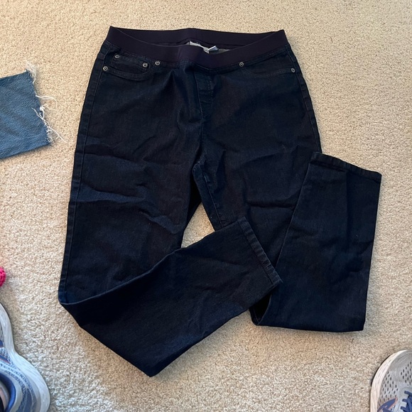 Chico's | Platinum Dark Blue Skinny Jeans - Picture 2 of 4